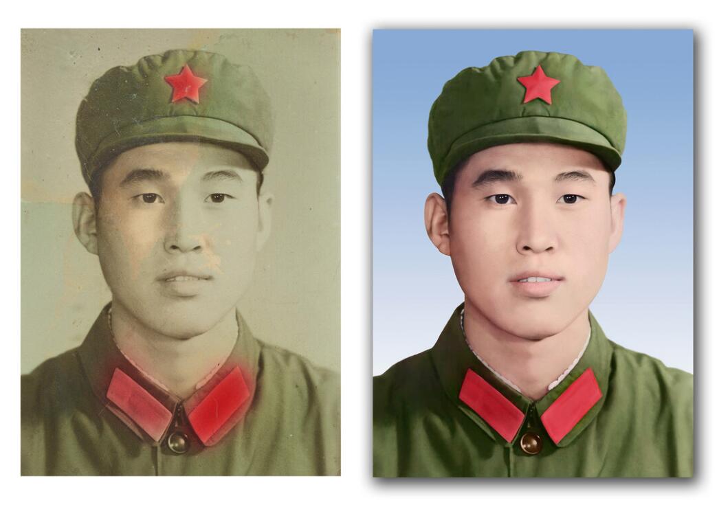 水磨沟破损照片修复-18